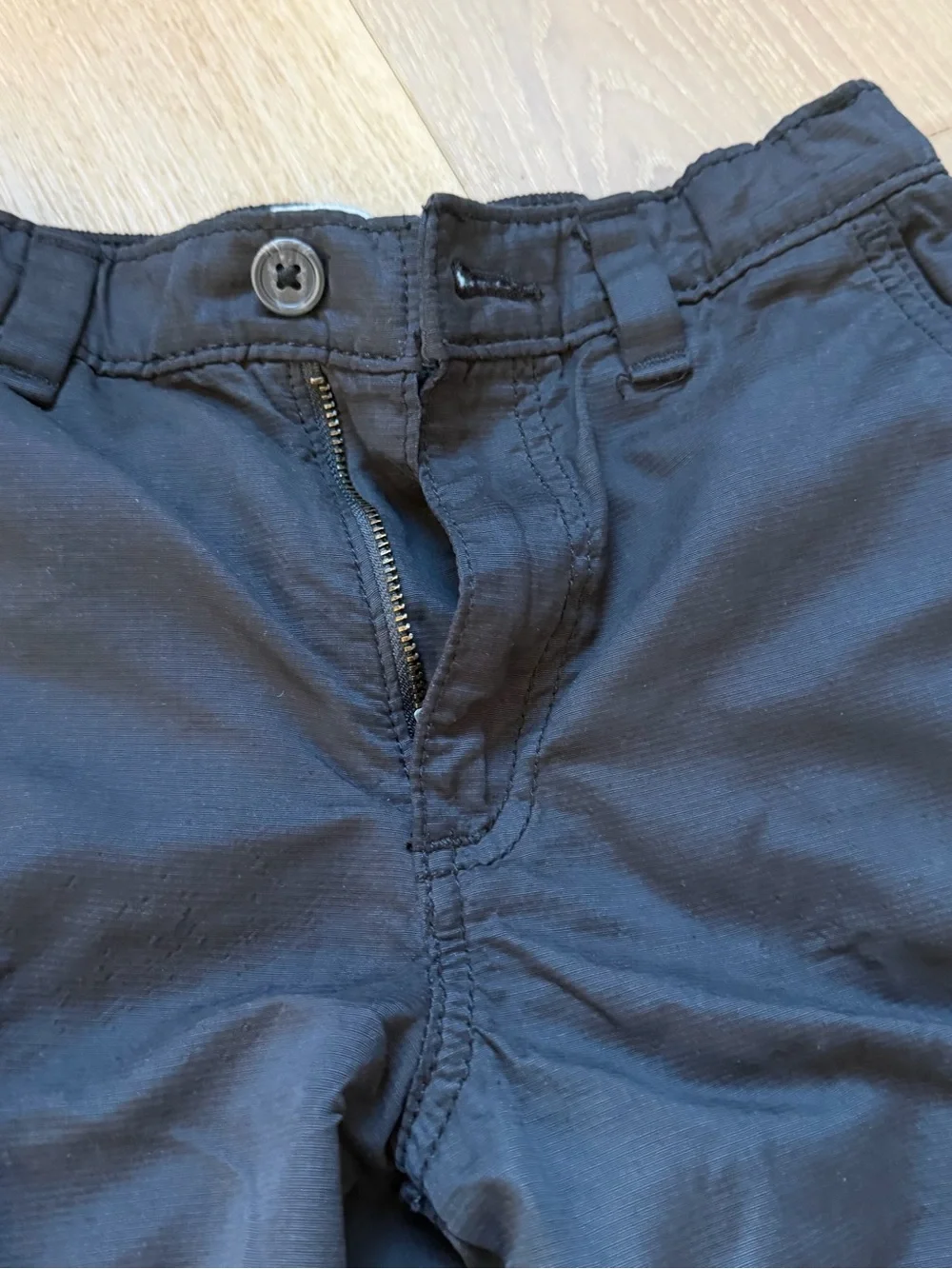 Boy's Black Cargo Pants Abercrombie kids